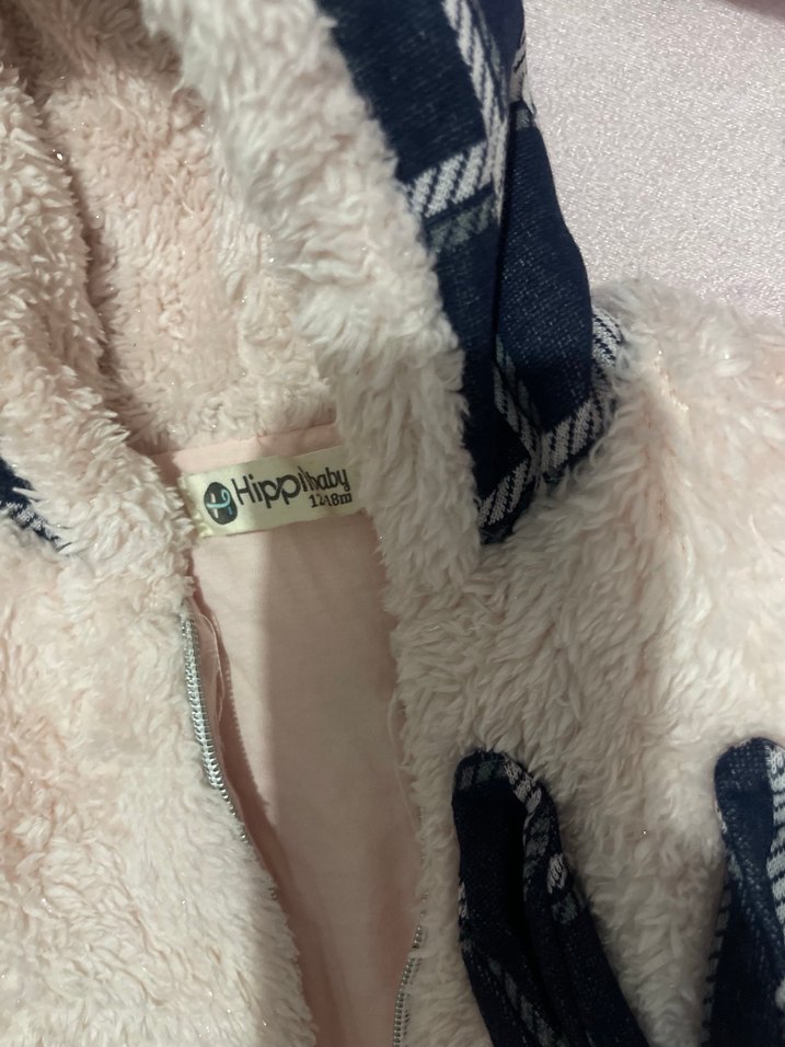 Kapüşonlu Leopar Desenli Kız Yeleği - Görsel 4