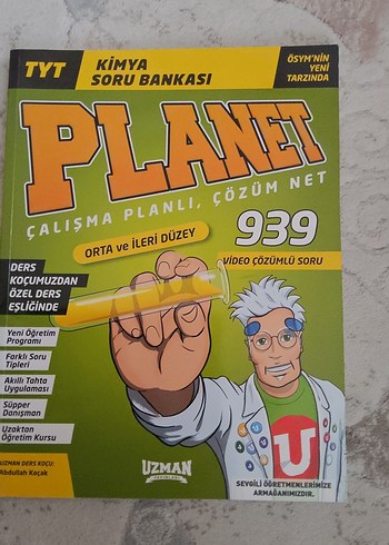 TYT Kimya Soru Bankası Planet 939