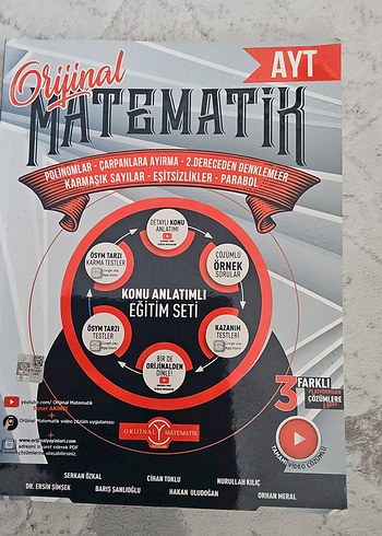 Orijinal Matematik AYT Konu Anlatımlı Eğitim Seti