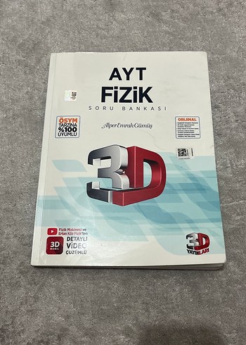AYT Fizik Soru Bankası 3D Video Çözümlü