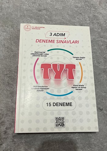 3 Adım TYT Deneme Sınavları - 15 Deneme