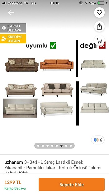  Beden gri Renk Koltuk örtüsü takımı