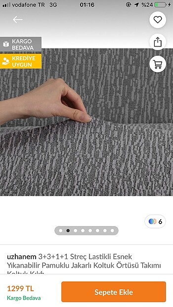 Diğer Koltuk örtüsü takımı
