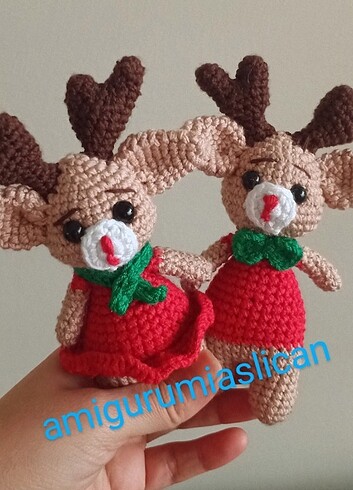  Beden Renk Amigurumi geyik