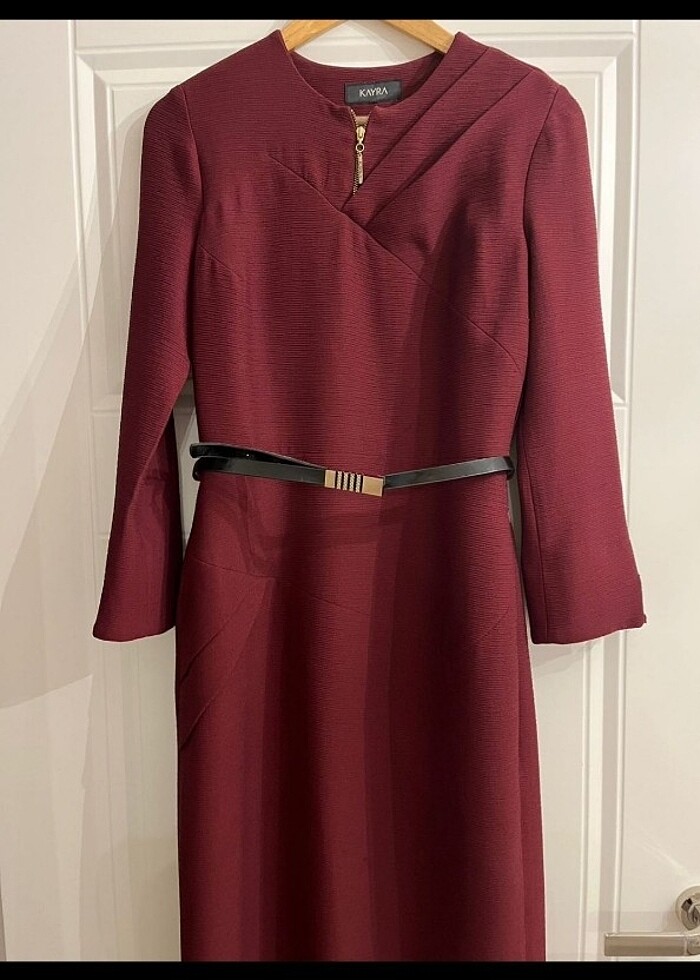 Bordo abiye - Görsel 2