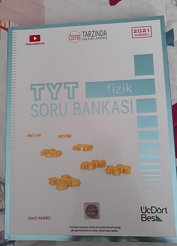 TYT FİZİK SORU BANKASI (345 YAYINLARI) #tytfizik #345tytfizik #t