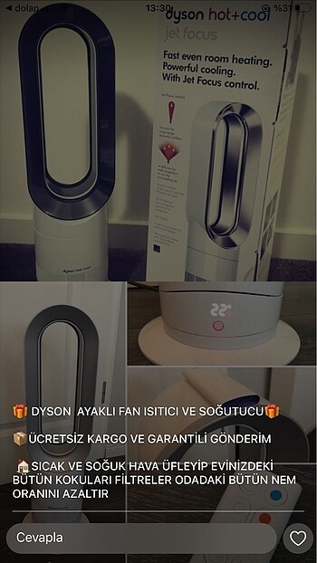 Dyson soğutucu ısıtıcı - Görsel 2