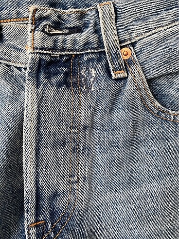 xs Beden mavi Renk Orijinal levis 501 jean