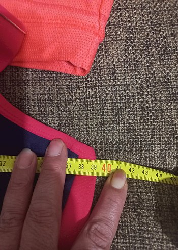 Pembe Elastik Bantlı Spor Sütyeni - Görsel 6