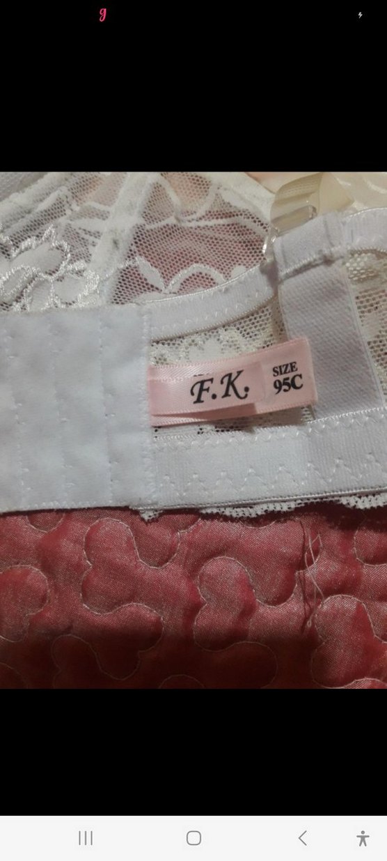 Nakışlı Beyaz Bohem Vintage Sütyen - Görsel 2