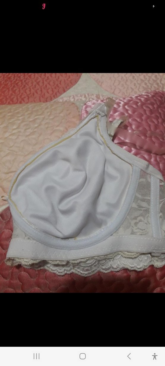 Nakışlı Beyaz Bohem Vintage Sütyen - Görsel 4