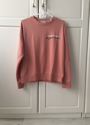 S beden açık pembe sweat iyi durumda
