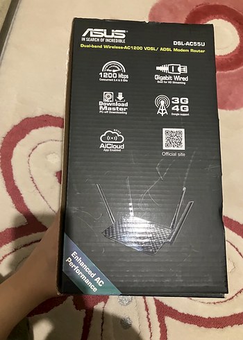 ASUS DSL-AC55U Kablosuz VDSL/ADSL Modem Router - Görsel 4