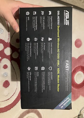 ASUS DSL-AC55U Kablosuz VDSL/ADSL Modem Router - Görsel 2