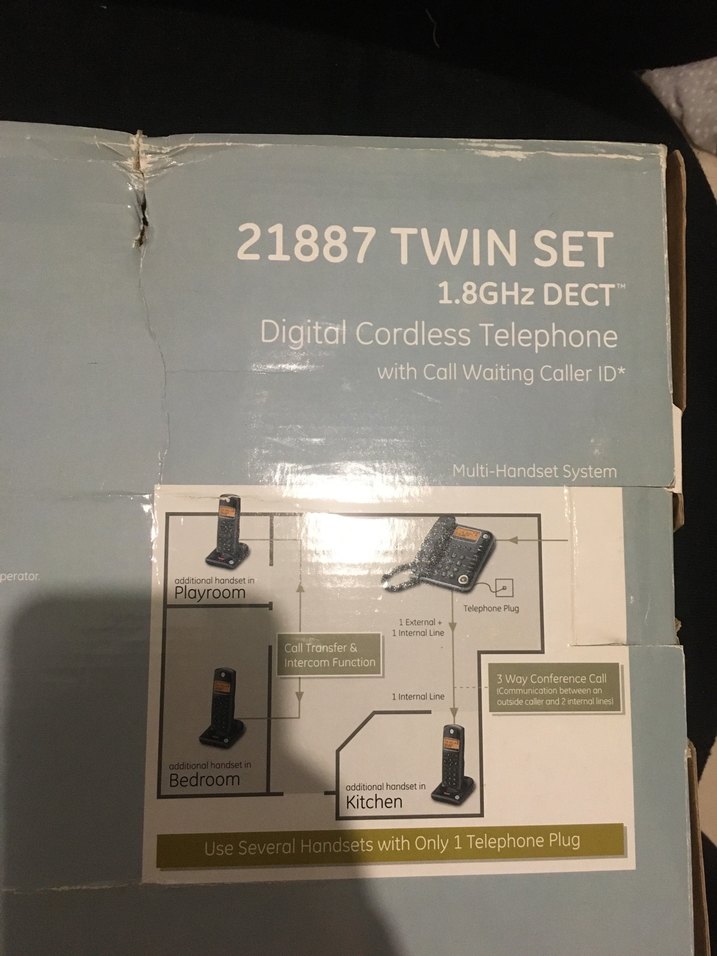 GE 1887 Gri Kablolu ve Kablosuz Telefon Seti - Görsel 4