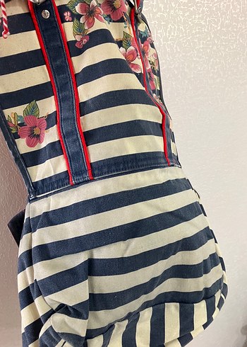 Çiçek Desenli Bohem Kadın Çantası - Görsel 7