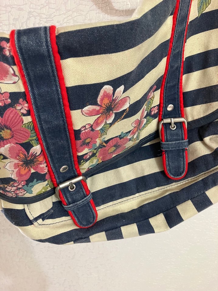 Çiçek Desenli Bohem Kadın Çantası - Görsel 3