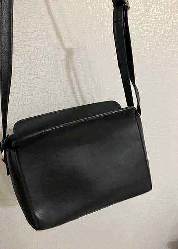 Nakışlı Koyu Pembe Deri Kadın Çanta - Görsel 4