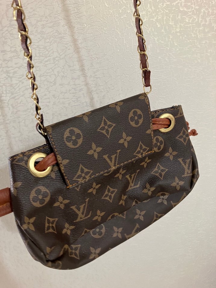 Kahverengi Deri Tokalı Kadın Çanta - Görsel 4