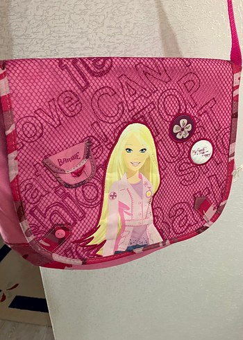 Pembe Barbie Desenli Çocuk Okul Çantası - Görsel 2