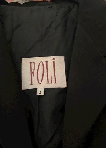 Kadın Siyah Düğmeli Midi Blazer Ceket - Görsel 2