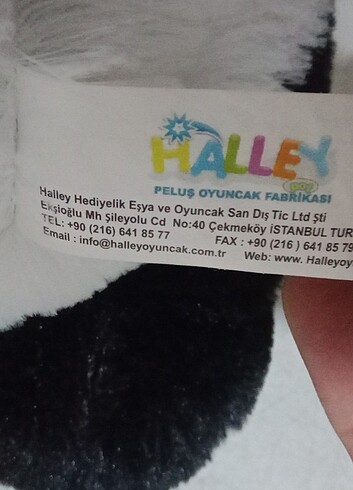 Diğer Halley marka Peluş panda sağlam 