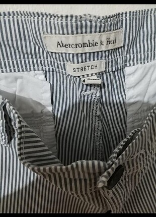 Abercrombie & fitch çizgili bol paça pantolon