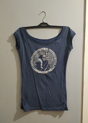 Kadın kayık yaka t-shirt 