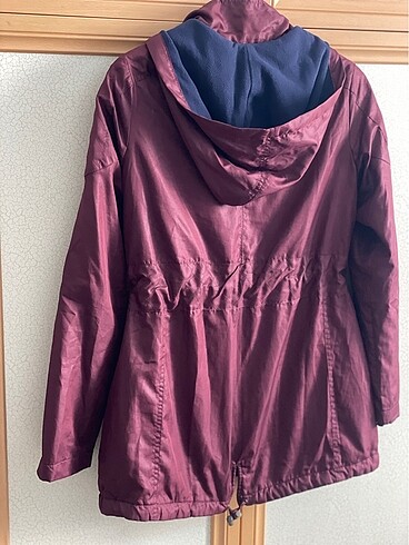 s Beden Bordo yağmurluk