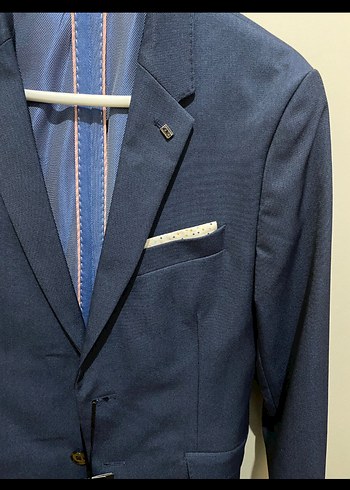 Lacivert Erkek Ofis Takım Ceketi - Görsel 3