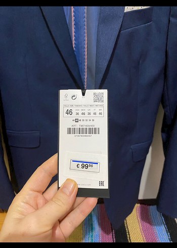 Lacivert Erkek Ofis Takım Ceketi - Görsel 2