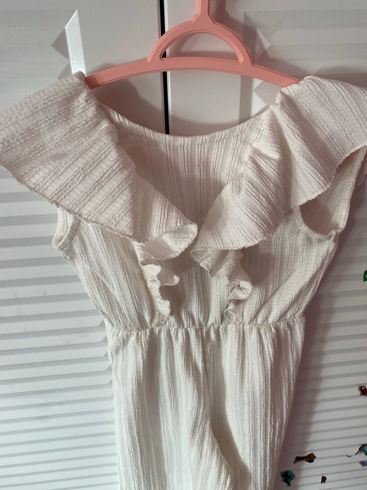 Beyaz 2 3 yaş tulum - Görsel 2