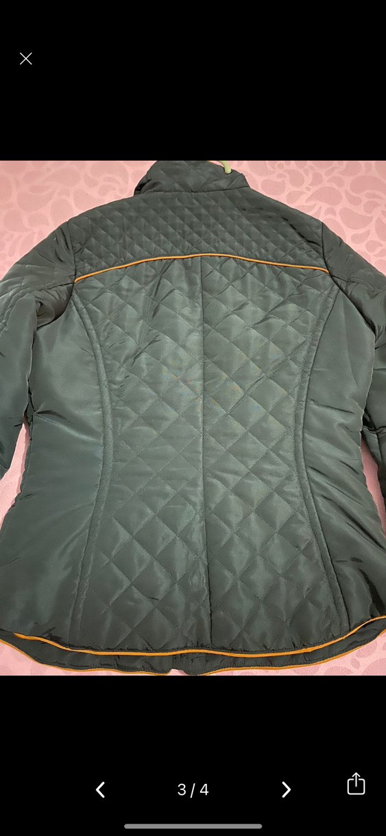 Kapitone Fermuarlı Kadın Mont - Görsel 3