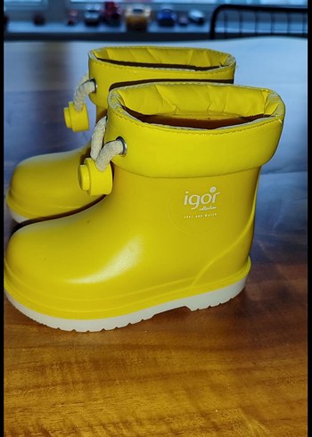 Sarı Erkek Çocuk Lastik Bot - Görsel 2