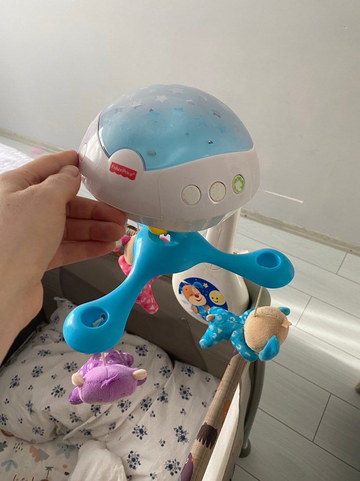 Mavi Müzikli Bebek Oyuncağı - Görsel 2