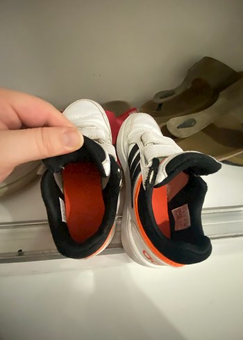 Beyaz Renkli Erkek Çocuk Spor Ayakkabı Velcro - Görsel 6