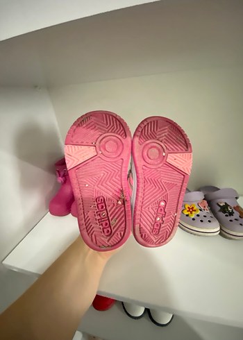 Kız Çocuk Beyaz-Pembe Adidas Sneaker - Görsel 4
