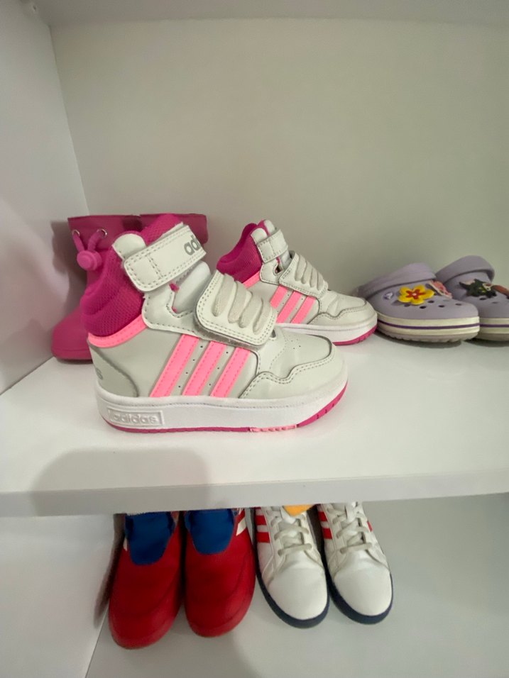 Kız Çocuk Beyaz-Pembe Adidas Sneaker - Görsel 2
