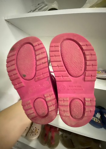 Kelebek Detaylı Pembe Kız Çocuk Yağmur Çizmesi - Görsel 7