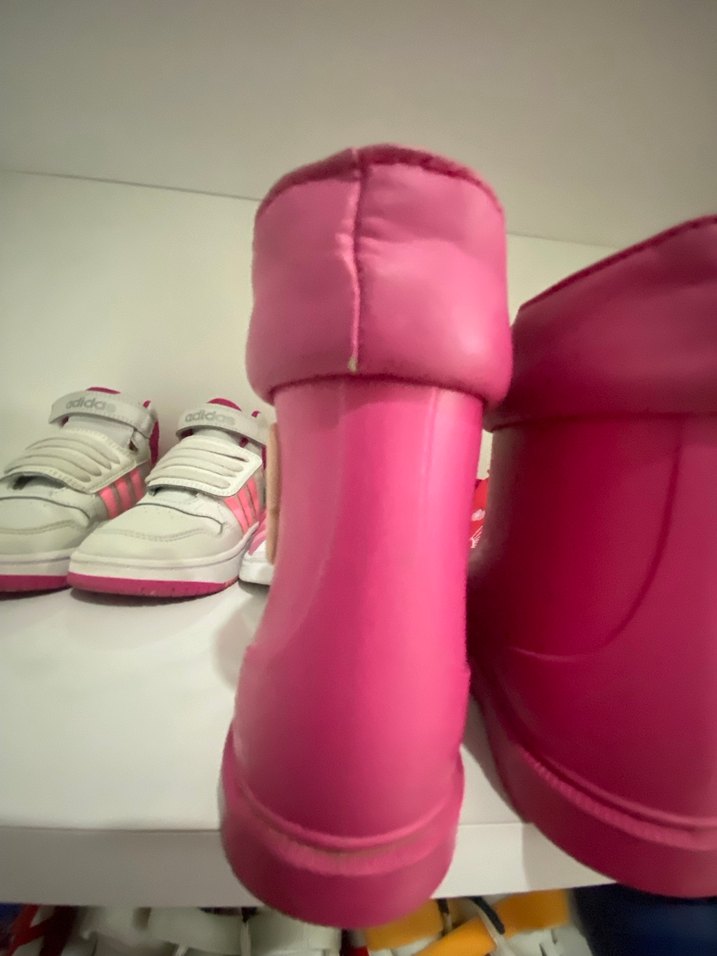 Kelebek Detaylı Pembe Kız Çocuk Yağmur Çizmesi - Görsel 4