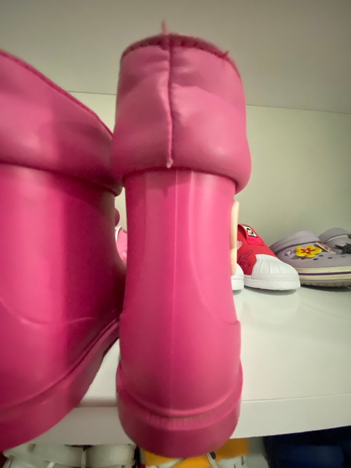 Kelebek Detaylı Pembe Kız Çocuk Yağmur Çizmesi - Görsel 5