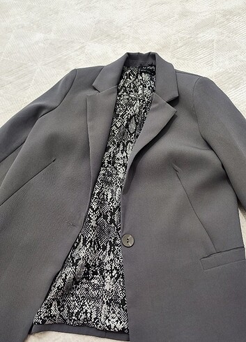 38 Beden Antrasit gri Milla blazer ceket