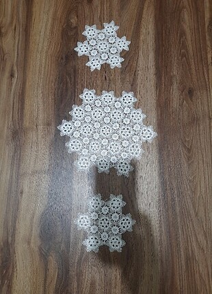 İğne oyası 3lü parça