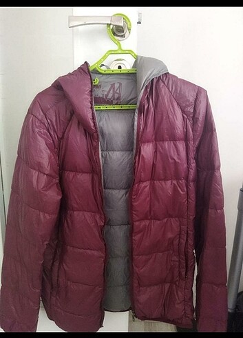 Mavi jeans kaz tüyü mont