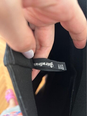s Beden siyah Renk Korsajlı Stradivarius etek