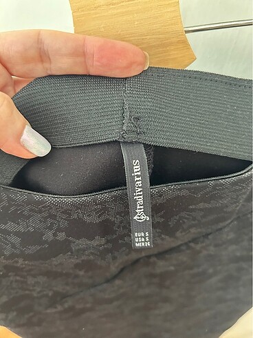 s Beden gri Renk Korsajlı Stradivarius kalem etek
