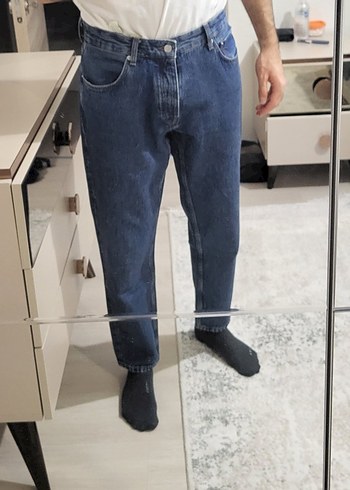 Standart kesim Kot Denim Jean pantolonlar - Görsel 9