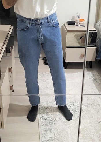 Standart kesim Kot Denim Jean pantolonlar - Görsel 6