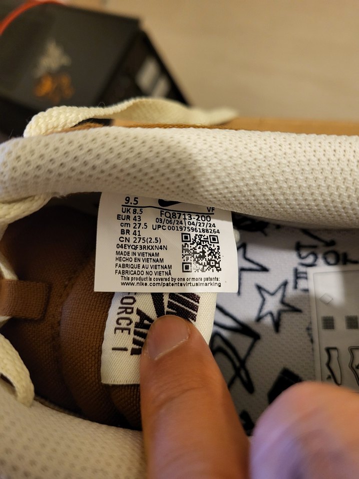 Orijinal Nike Air Force Spor Sneaker Ayakkabı — görsel 7/18
