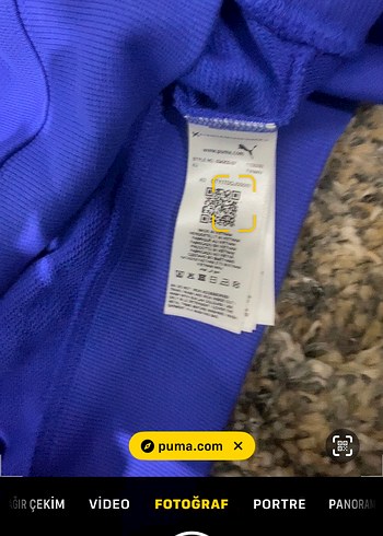 Mavi Kapüşonlu Puma Kadın Sweatshirt - Görsel 4